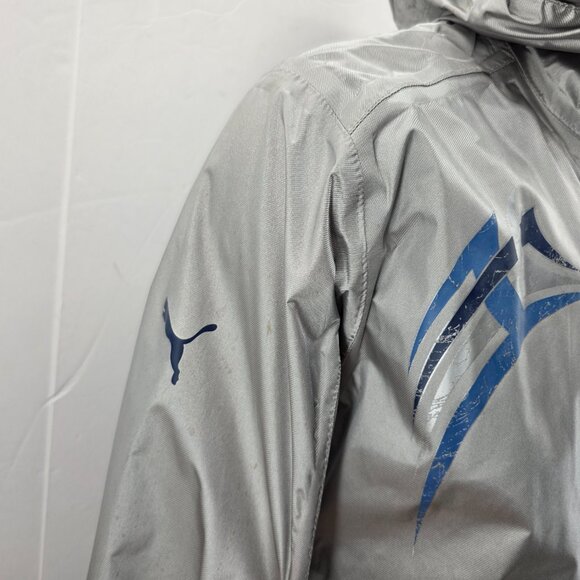 Puma Red Bull Racing Team Rain Silver Vintage Jacket Men’s Sz Medium - Picture 6 of 15